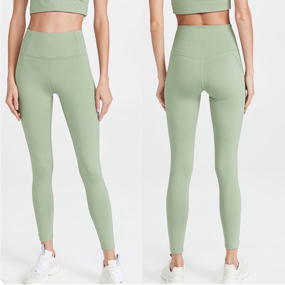 NWT Girlfriend Collective Agave High-Waisted Leggings